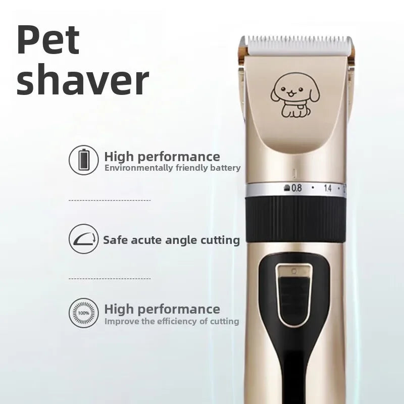 Cortadora de Pelo Duradera para Mascotas, Set de Afeitadora y Recortadora para Conejos, Gatos, Perros y Cachorros, Tijeras y Accesorios de Peluquería Canina